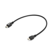 System-S Kurzes Micro USB zu Mini USB Daten- & Ladekabel 30 cm