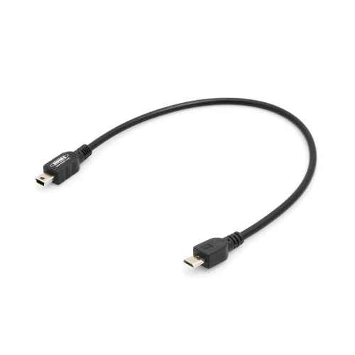 System-S Kurzes Micro USB zu Mini USB Daten- & Ladekabel 30 cm