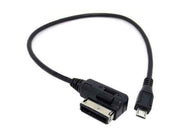 System-S KFZ Auto Micro USB Ladekabel für VW Audi Media in AMI MDI 25 cm