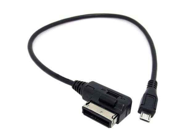 System-S KFZ Auto Micro USB Ladekabel für VW Audi Media in AMI MDI 25 cm