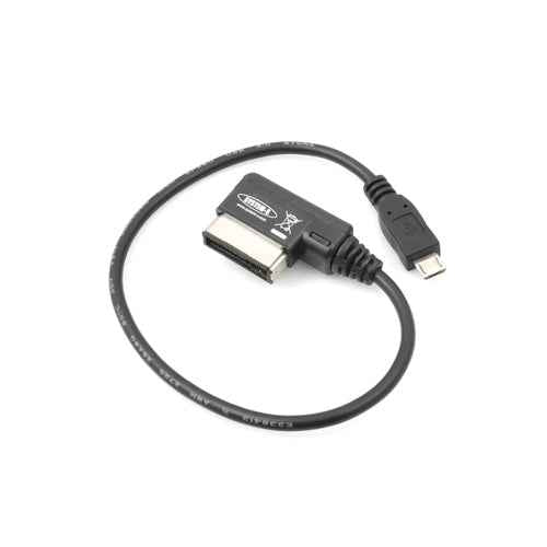 System-S KFZ Auto Micro USB Ladekabel für VW Audi Media in AMI MDI 25 cm