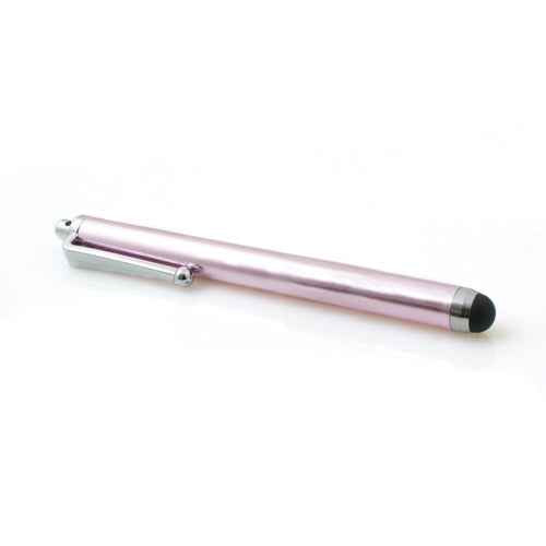 System-S Stylus Touch Pen kapazitiver Bildschirm Eingabe Stift für Smartphone Touchscreen Handy Tablet PC Rosa
