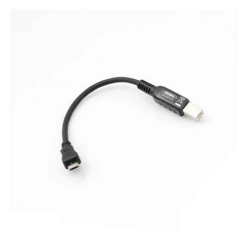 System-S Micro USB 2.0 (male) zu USB B (male) Adapter Daten- und Ladekabel Verlängerung 15cm