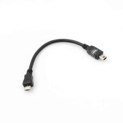 System-S Mini USB (male) zu Micro USB (male) Kabel ca. 10 cm