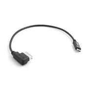 System-S KFZ Auto Media In AUX Flash Drive male zu USB 3.1 Type C male 30 cm für VW für Audi AMI MDI
