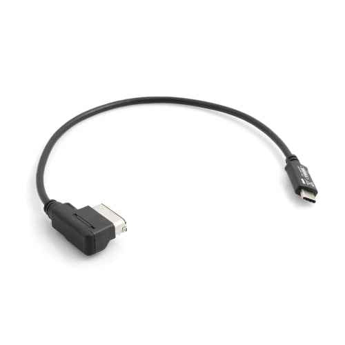System-S KFZ Auto Media In AUX Flash Drive male zu USB 3.1 Type C male 30 cm für VW für Audi AMI MDI