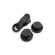 System-S Universal Clip-on Linse 0.4x Fischauge (Fisheye), 0,67x Weitwinkel und Makro Linse Objektiv für Smartphone Tablet PC