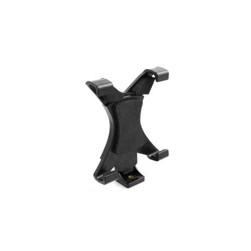 System-S Stativ Aufsatz mit 1/4 Gewinde Halterung Tripod Monopod Adapter Halter Stativadapter für Tablet PC Phablet eBook Reader von 122 mm - 195 mm stufenlos verstellbar