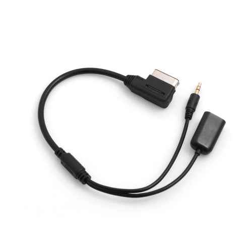 System-S Media In AMI MDI zu Stereo 3.5mm Audio Aux und USB A Eingang für VW für Audi A4 A6 Q5 ab Bj. 2014