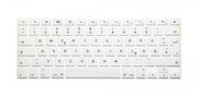 System-S Silikon Tastaturschutz Tastaturabdeckung QWERTZ Deutsche Tastatur Abdeckung Schutz für MacBook Pro 13" 15" 17" iMac MacBook Air 13" Farbe: Silber