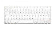 System-S Silikon Tastaturschutz Tastaturabdeckung QWERTZ Deutsche Tastatur Abdeckung Schutz für MacBook Pro 13" 15" 17" iMac MacBook Air 13" in Weiß