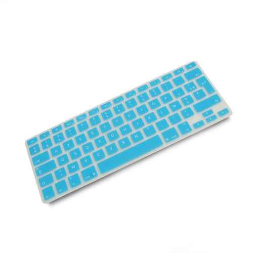 System-S Silikon Tastaturschutz Tastaturabdeckung AZERTY Französische Tastatur Abdeckung Schutz für MacBook Pro 13 Zoll 15 Zoll 17 Zoll iMac MacBook Air 13 Zoll in Türkis