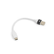 USB 3.1 Typ C auf USB 2.0 A Datenkabel 10 cm weiß | System-S