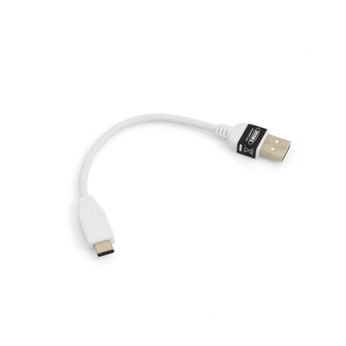 USB 3.1 Typ C auf USB 2.0 A Datenkabel 10 cm weiß | System-S