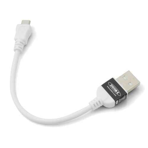 System-S Micro USB 2.0 Kabel Datenkabel und Ladekabel in weiß 10 cm