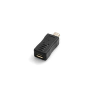 Mini USB auf Micro USB Adapter OTG Host 3,5 cm schwarz | System-S