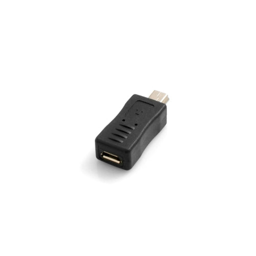 Mini USB auf Micro USB Adapter OTG Host 3,5 cm schwarz | System-S