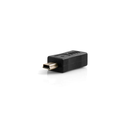 Mini USB auf Micro USB Adapter OTG Host 3,5 cm schwarz | System-S