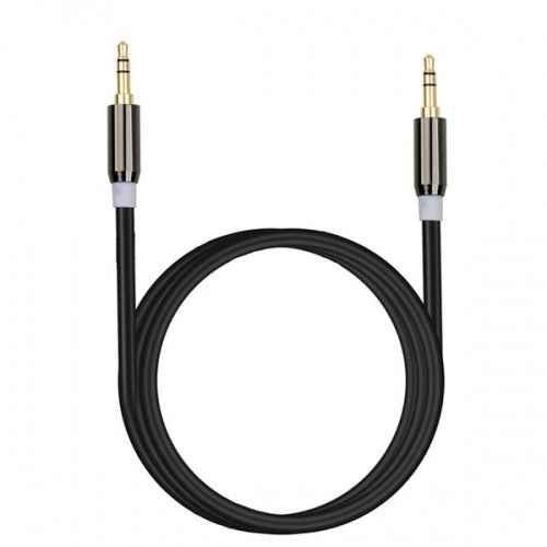 SYSTEM-S 3.5mm Klinke AUX Stereo Stecker (male) auf 3.5mm Klinke AUX Stereo Stecker Kabel 88 cm 3 Polig (male)