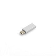 Micro USB auf USB C Adapterstecker weiß | System-S