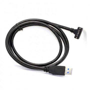 SYSTEM-S USB 3.0 A (male) zu Micro USB 3.0(male) abwärts gewinkelt 120cm high speed Datenkabel Ladekabel mit Feststellschraube für Nikon D800 D800E D810