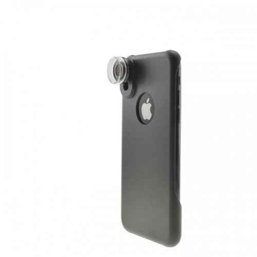 SYSTEM-S 30X Super Makro Mikroskop Filter Linse Objektiv mit Protector Case Cover Schutzhülle für iPhone X