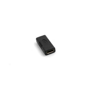USB-C Adapter Buchse auf Buchse schwarz Kunststoff | System-S