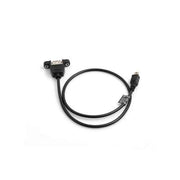 System-S Mini USB 5Pin Kabel auf USB Typ A 2.0 Buchse Panel Mount 50cm