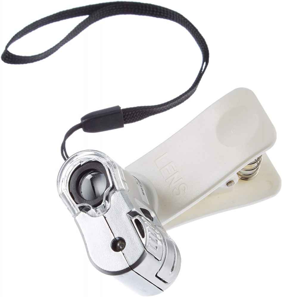 SYSTEM-S 60x Mikroskop Licht Clip-On Kamera Adapter Erweiterung für Smartphone