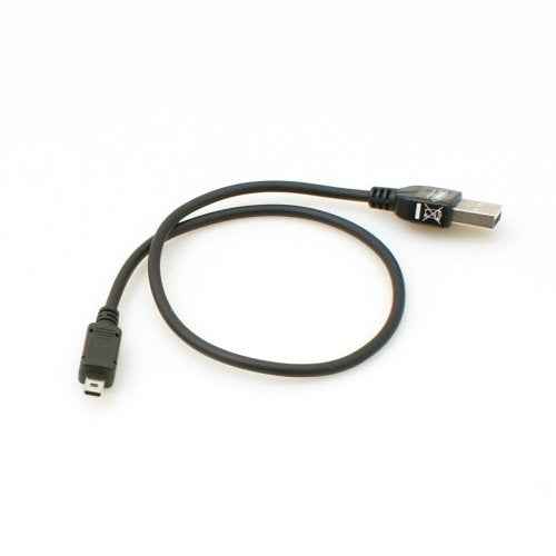 SYSTEM-S Mini USB Kabel Stecker auf USB A 2.0. Stecker 50 cm