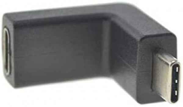 System-S USB Typ C Stecker auf C Buchse Adapter Winkel