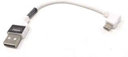 System-S USB A Stecker zu USB 2.0 Micro B Stecker 10 cm Links Winkel