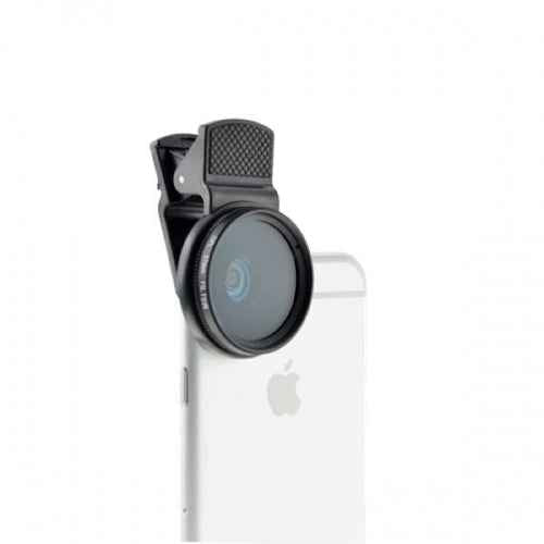 SYSTEM-S Universal Clip-on Klammer 37mm Polarisationsfilter Linse Objektiv für Smartphone Tablet PC