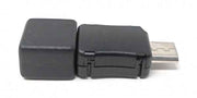 System-S USB 2.0 Adapter Micro B Stecker auf Micro B Buchse in Schwarz