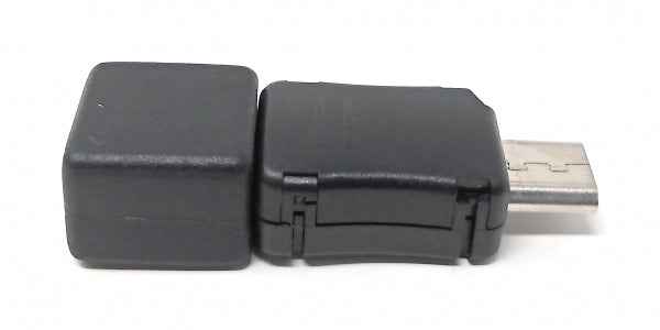 System-S USB 2.0 Adapter Micro B Stecker auf Micro B Buchse in Schwarz