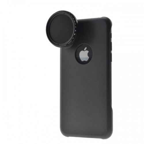 SYSTEM-S ND Filter 37 mm Set Neutraldichtefilter Graufilter mit Hülle für iPhone XS