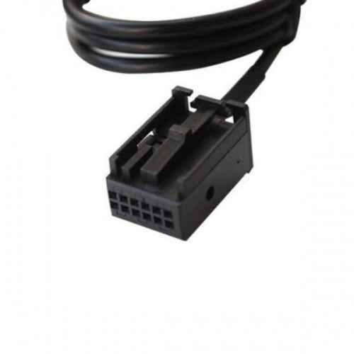 SYSTEM-S Audio Kabel 1,5 m Klinke Buchse zu Opel Autoradio in Schwarz