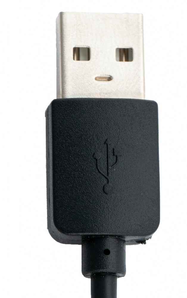 SYSTEM-S Mikrofon USB Anschluss mit 360° Aufnahmebereich in Schwarz für PC