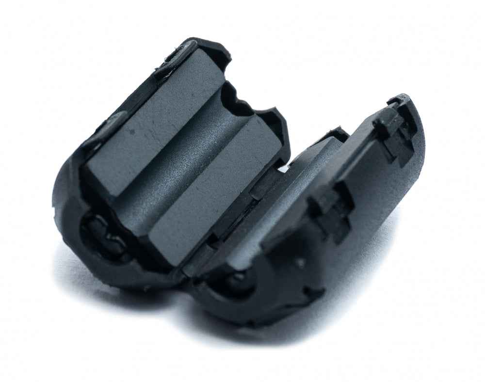 SYSTEM-S 5x Ferritkern 7 mm Ø geteilt Klappferrit Ringkern Mantelwellenfilter für Kabel