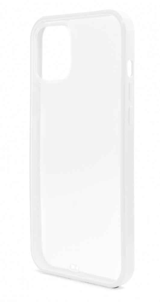 SYSTEM-S Schutzhülle aus Silikon in Weiß Transparent Hülle kompatibel mit iPhone 12 Pro Max