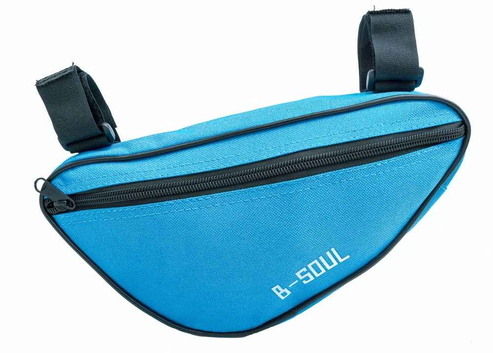 Fahrradtasche Dreiecktasche wasserfest 27×5×15 cm Blau 74760371 | System-S