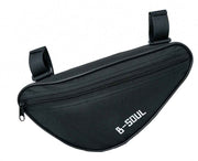 SYSTEM-S Fahrrad Tasche wasserfest Dreiecktasche Rahmentasche Triangeltasche Schwarz