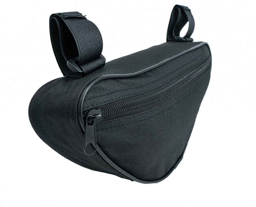SYSTEM-S Fahrrad Tasche wasserfest Dreiecktasche Rahmentasche Triangeltasche Schwarz