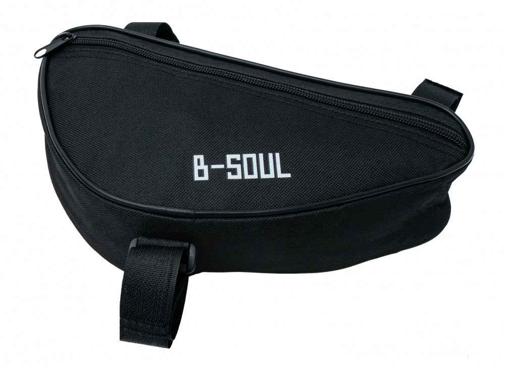 SYSTEM-S Fahrrad Tasche wasserfest Dreiecktasche Rahmentasche Triangeltasche Schwarz