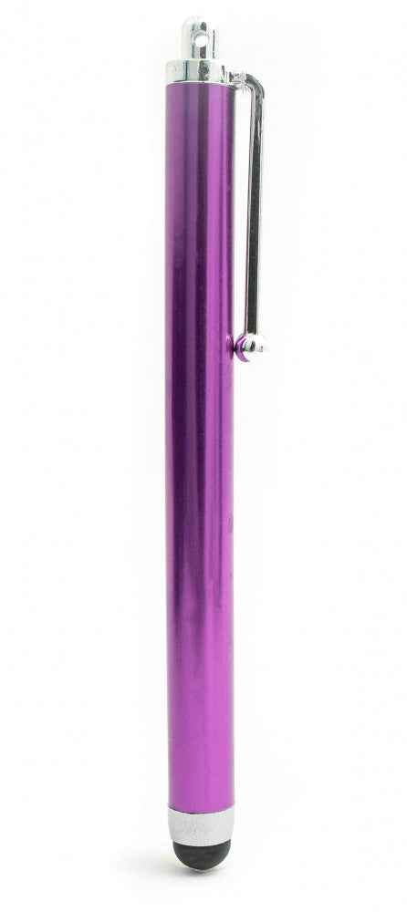 SYSTEM-S Touchpen Stylus aus Aluminium in Lila für Tablet Smartphone Laptop