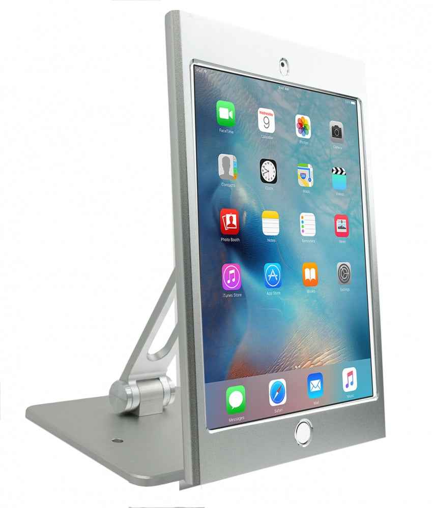 SYSTEM-S Tischständer Halterung abschließbar für iPad Mini 7.9" 2019 in Grau