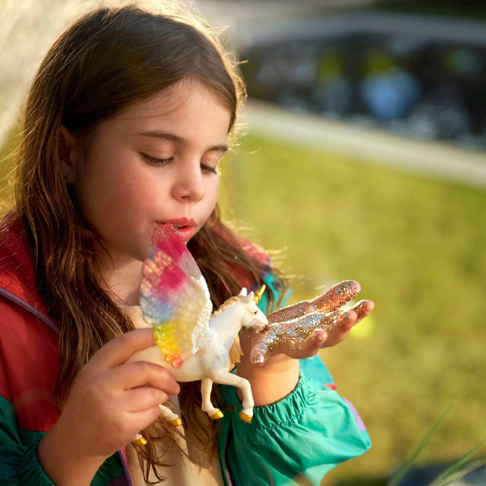 SCHLEICH 70576 Einhorn mit Flügeln, Regenbogen, Bayala, Mehrfarbig Hauptansicht