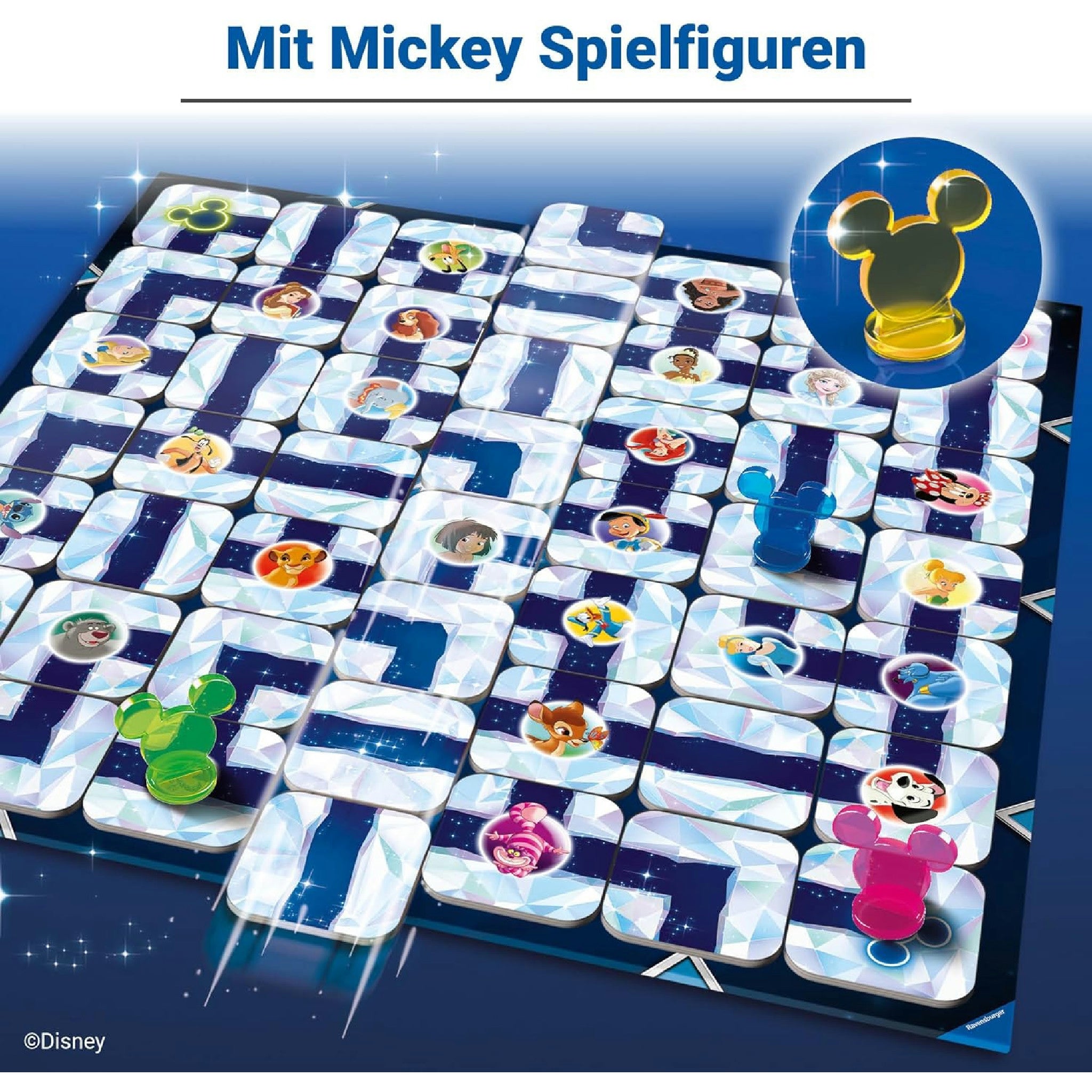 Ravensburger 27460 Labyrinth-Der Familienspiel-Klassiker für 2-4 Spieler ab 7 Jahren mit den bekanntesten Disney Charakteren Hauptansicht