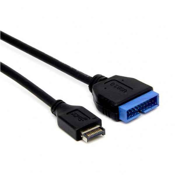 SYSTEM-S USB-C Type-E (Key-A) auf 20-Pin Mainboard-Adapterkabel – 30 cm