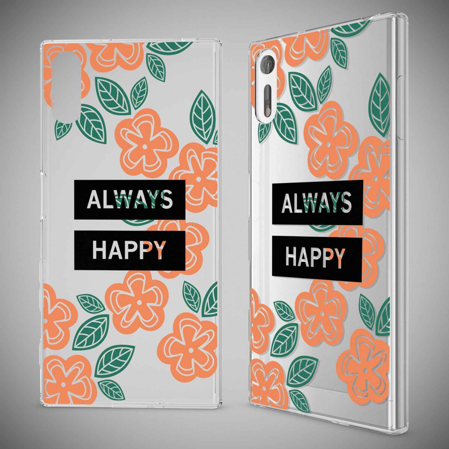 Sony Xperia XZ Handy Hülle von NALIA, Silikon TPU Motiv Case Cover Bumper Dünn